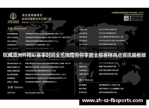 权威澳洲杯精彩赛事时间全览指南带你掌握全部赛程亮点资讯最新版